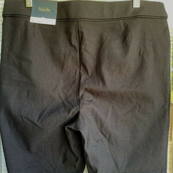 Raffaella Comfort Slim Ankle Pants Black NWT - Picture 10 of 11
